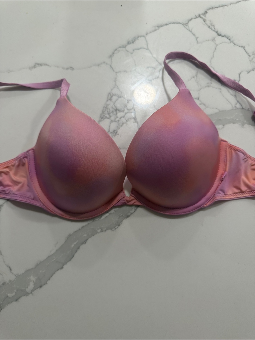 Victoria's Secret Pink & Lavender Ombre T-Shirt Bra - push up
